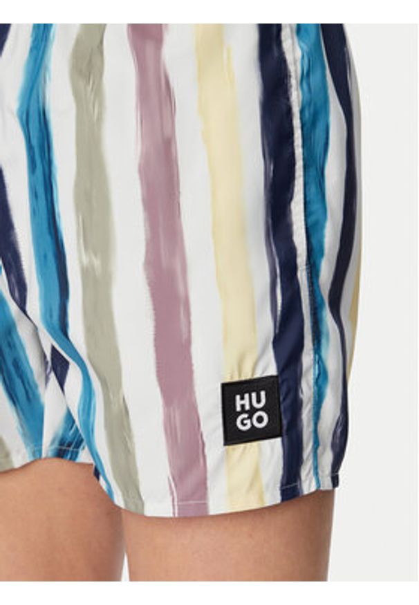 Hugo - HUGO Szorty kąpielowe Dino 50561219 Kolorowy Regular Fit. Materiał: syntetyk. Wzór: kolorowy
