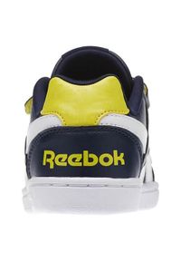 Buty do chodzenia dla dzieci Reebok Royal Prime Navyyellow Sparkw. Zapięcie: rzepy. Kolor: niebieski. Materiał: syntetyk, tkanina, materiał. Szerokość cholewki: normalna. Model: Reebok Royal. Sport: turystyka piesza