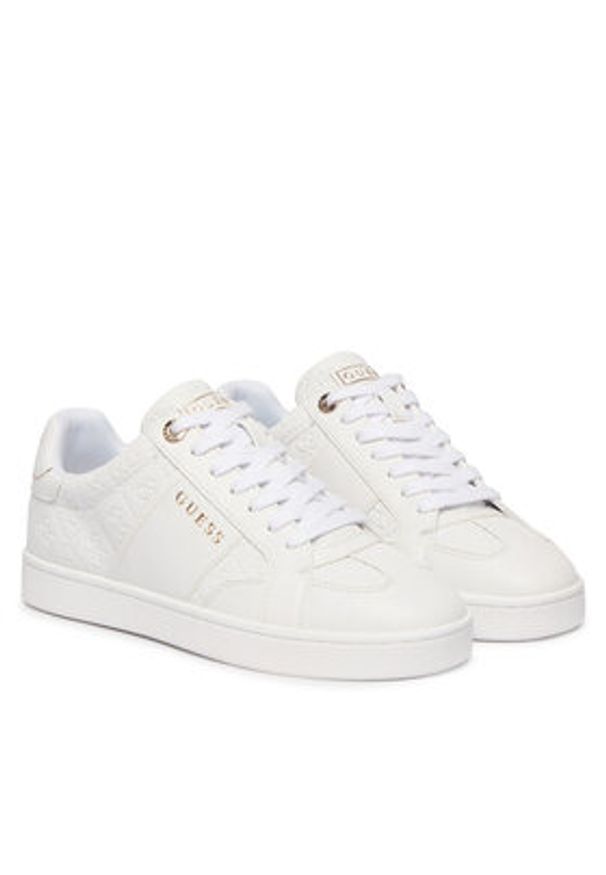 Guess Sneakersy FLJRO4 FAL12 Biały. Kolor: biały. Materiał: skóra