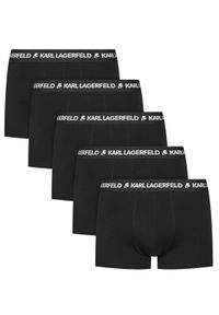 Karl Lagerfeld - KARL LAGERFELD Komplet 5 par bokserek A1M47082 Czarny. Kolor: czarny. Materiał: bawełna