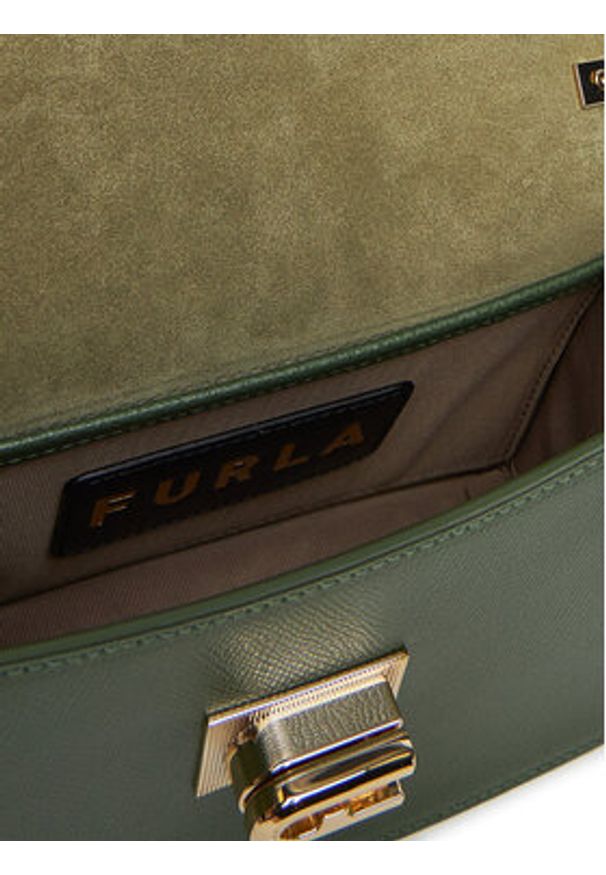 Furla Torebka 1927 BAFKACO ARE000 BG OLI00 Zielony. Kolor: zielony. Materiał: skórzane