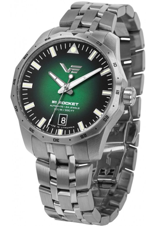 Zegarek męski Vostok Europe NH35A-125A749B srebrny. Kolor: srebrny