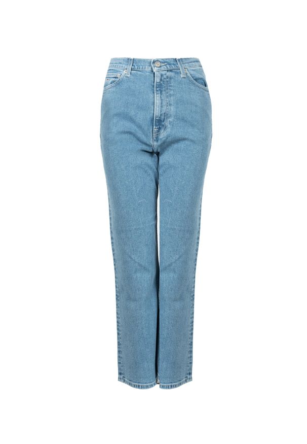 TOMMY HILFIGER - Tommy Jeans Jeansy "Harper" | DW0DW12171 | Harper | Kobieta | Błękitny. Stan: podwyższony. Kolor: niebieski. Wzór: aplikacja