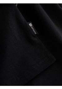 Ombre Clothing - T-shirt męski bawełniany z nadrukiem - czarny V1 S1735 - XL. Kolor: czarny. Materiał: bawełna. Długość: krótkie. Wzór: nadruk. Styl: klasyczny, elegancki #2