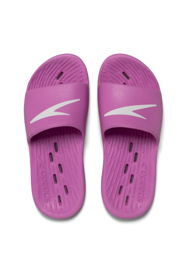 Klapki basenowe dla dzieci Speedo Slide. Kolor: fioletowy. Styl: sportowy