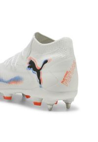 Puma - Buty piłkarskie unisex FUTURE 8 PRO MxSG PUMA White Black Glowing Red. Kolor: czerwony, biały, wielokolorowy, czarny. Sport: piłka nożna