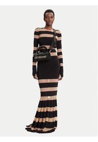 Love Moschino - LOVE MOSCHINO Torebka JC4106PP1NLT1000 Czarny. Kolor: czarny. Materiał: skórzane #3