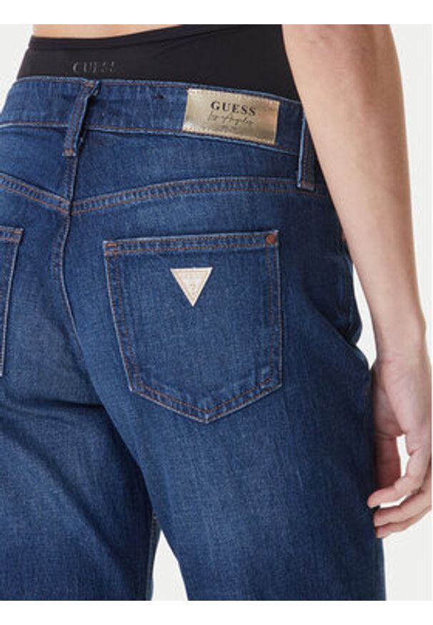 Guess Jeansy W6RA3M D6831 Granatowy Straight Leg. Kolor: niebieski