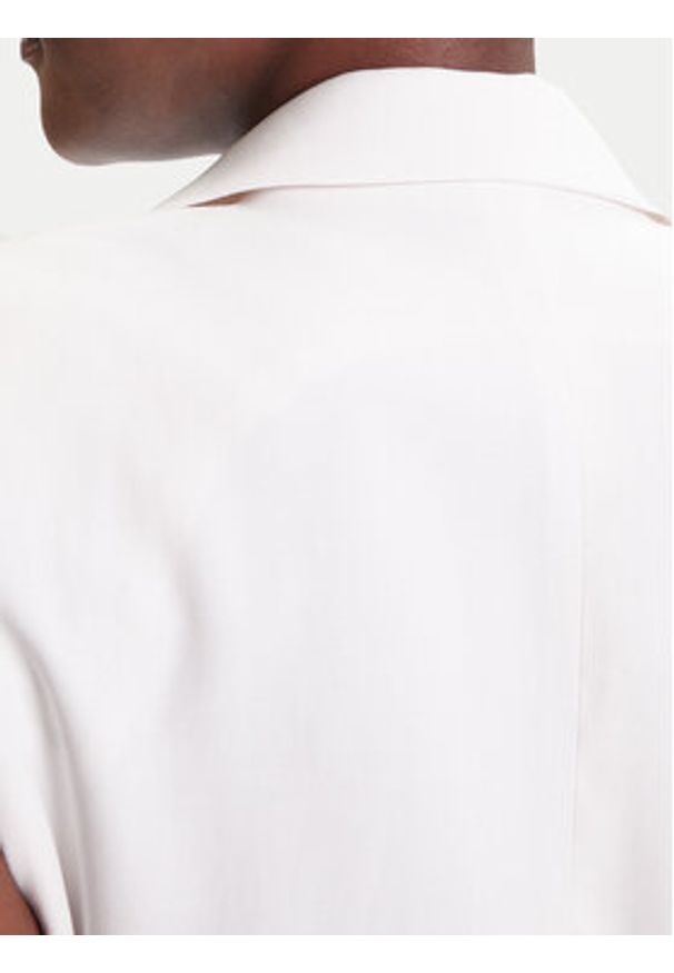 ACCESS FASHION Kamizelka 53-1028-195 Biały Slim Fit. Kolor: biały. Materiał: wiskoza