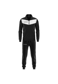 Givova Tuta Banda Visa - Dres 4XL, triacetat. Kolor: czarny, biały, wielokolorowy. Materiał: dresówka. Sport: piłka nożna