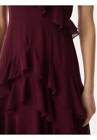 Morgan Sukienka koktajlowa 261-RDADOU Bordowy Regular Fit. Kolor: czerwony. Materiał: syntetyk. Styl: wizytowy #4