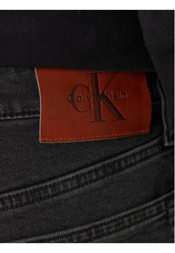 Calvin Klein Jeans Jeansy Essential LV04RB738G Czarny Slim Fit. Kolor: czarny