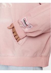Guess Bluza W3BQ03 K9R31 Różowy Regular Fit. Kolor: różowy. Materiał: bawełna #5