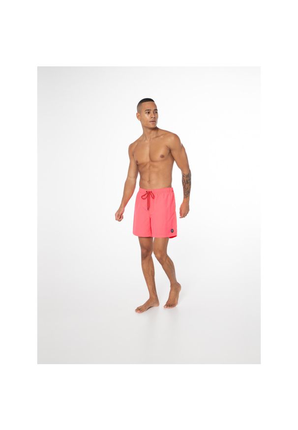 Protest - Szorty plażowe męskie PROTEST Faster. Kolor: różowy