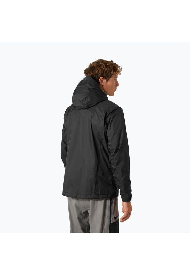 Kurtka przeciwdeszczowa męska Helly Hansen Verglas 2L Shell. Kolor: czarny. Sport: turystyka piesza