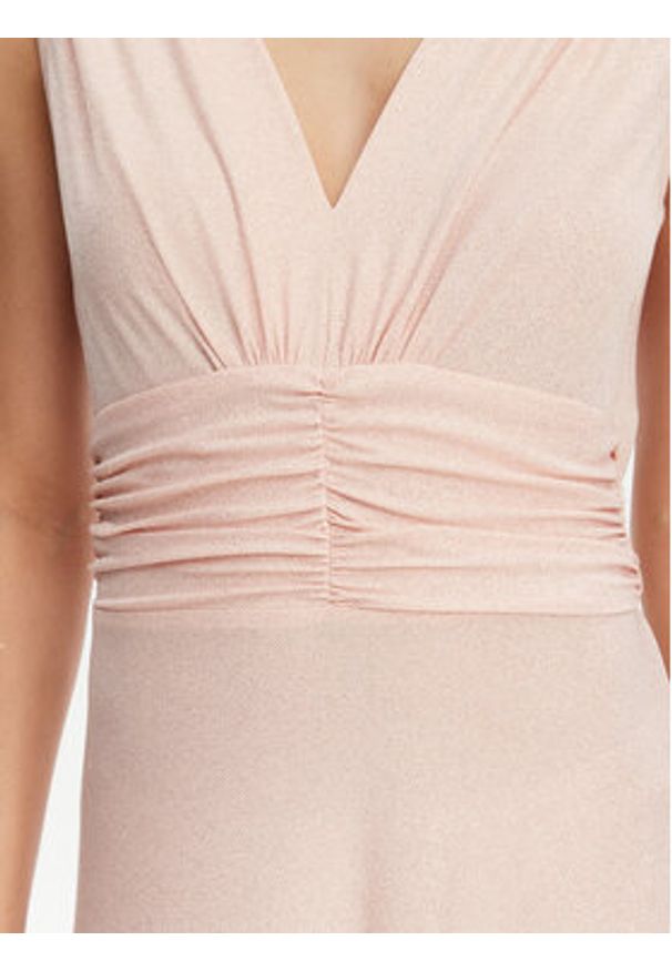 Rinascimento Sukienka wieczorowa CFC0122393003 Różowy Regular Fit. Kolor: różowy. Materiał: syntetyk. Styl: wizytowy