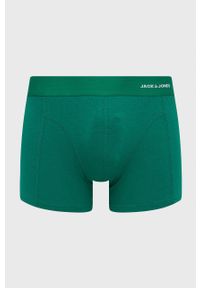 Jack & Jones bokserki (3-pack) męskie kolor zielony. Kolor: zielony. Materiał: bawełna #6