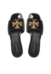 Tory Burch Klapki Eleanor Slide 88744 Czarny. Kolor: czarny. Materiał: skóra #4