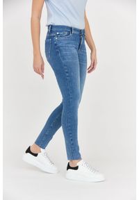 7 FOR ALL MANKIND Niebieskie jeansy damskie HW SKINNY SLIM ILLUSION Stride, Rozmiar 29. Kolor: niebieski #4