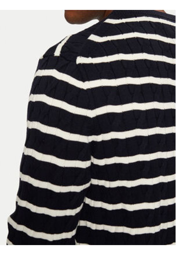TOMMY HILFIGER - Tommy Hilfiger Sweter MW0MW33132 Niebieski Relaxed Fit. Kolor: niebieski. Materiał: bawełna
