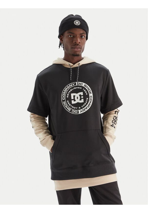 DC Bluza Dryden ADYFT03440 Beżowy Relaxed Fit. Kolor: beżowy. Materiał: bawełna