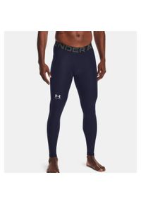 Legginsy szybkoschnące męskie Under Armour HG Armour Leggings. Kolor: niebieski