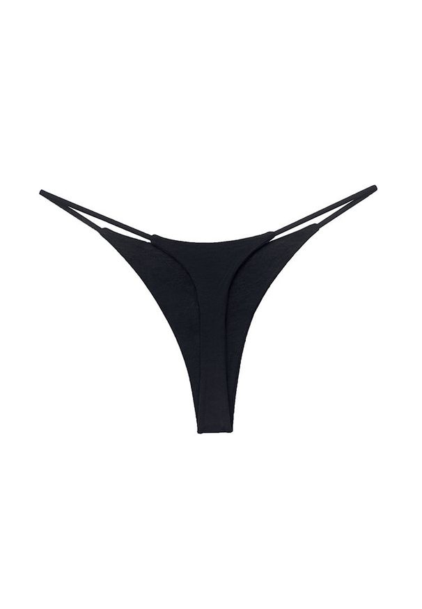 Intica - Stringi damskie z cienkimi paseczkami eleganckie i wygodne Inyong. Kolor: czarny. Materiał: tkanina, materiał