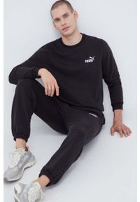 Puma dres męski kolor czarny. Kolor: czarny. Materiał: dresówka #1