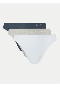 Calvin Klein Underwear Komplet 3 par fig klasycznych Bikini 3Pk 000QD5200E Kolorowy. Materiał: bawełna. Wzór: kolorowy