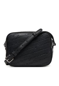 Tommy Jeans Torebka Tjw Must Aop Camera Bag AW0AW17865 Czarny. Kolor: czarny. Materiał: skórzane