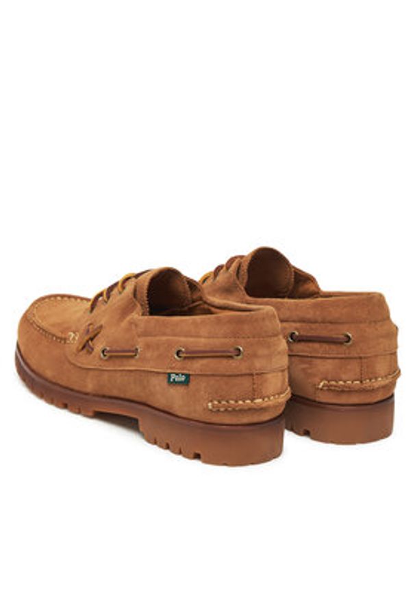 Polo Ralph Lauren Półbuty 812974979002 Brązowy. Kolor: brązowy. Materiał: zamsz, skóra
