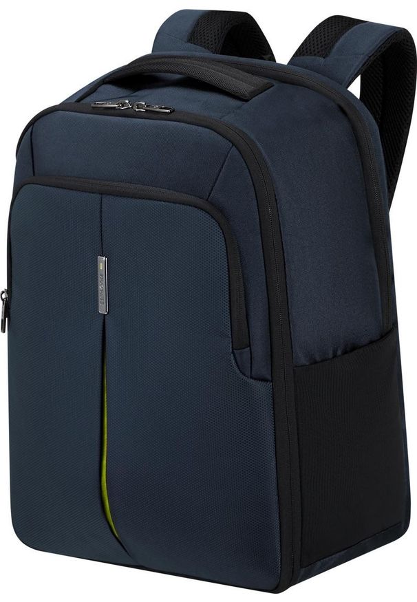 Plecak Samsonite 155199 1090 M 15.6'' Guardit 3.0 granatowy. Kolor: niebieski. Materiał: tkanina, materiał. Styl: biznesowy, casual