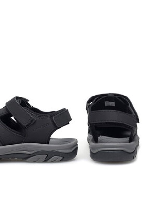 Lanetti Sandały 21MC0604 Czarny. Kolor: czarny. Materiał: syntetyk