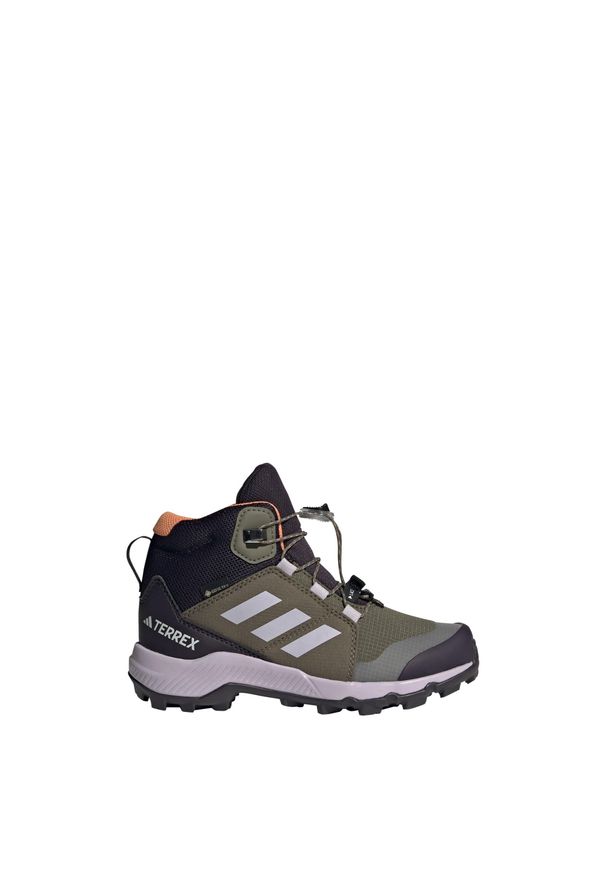 Adidas - Buty Organizer Mid GORE-TEX Hiking. Kolor: beżowy, szary, wielokolorowy. Materiał: materiał. Sezon: zima. Styl: sportowy