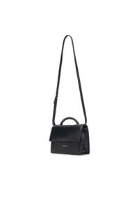 Calvin Klein Torebka Ck Linn Top Handle Crossbody K60K613162 Czarny. Kolor: czarny. Materiał: skórzane #5