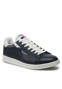 Pepe Jeans Sneakersy Player Basic PMS30902 Granatowy. Kolor: niebieski. Materiał: skóra #6