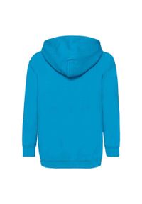 FRUIT OF THE LOOM - Bluza Z Kapturem Dla Dzieci. Typ kołnierza: kaptur. Kolor: niebieski