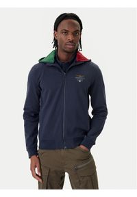 Aeronautica Militare Bluza 261FE2097UF00674 Granatowy Regular Fit. Kolor: niebieski. Materiał: bawełna #1