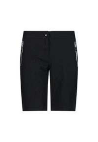 Damskie szorty bermudzkie CMP. Kolor: czarny. Sport: turystyka piesza #1
