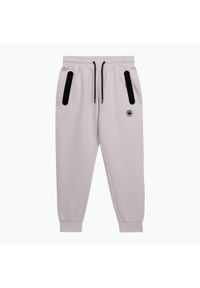 PITBULL - Spodnie męskie Pitbull Dogwood Track Pants. Kolor: biały. Sport: fitness