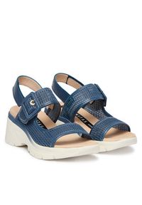 Hispanitas Sandały HV264636 C003 Granatowy. Kolor: niebieski. Materiał: materiał #6