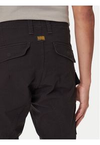 G-Star RAW - G-Star Raw Spodnie materiałowe Zip Pocket 3D D24307-E172 Czarny Skinny Fit. Kolor: czarny. Materiał: bawełna #4