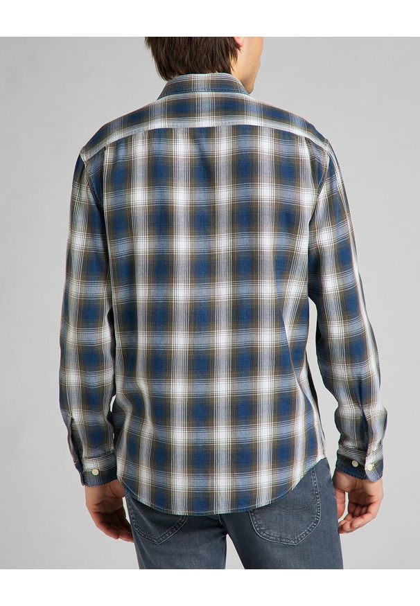 Lee - LEE WORKER SHIRT SERPICO GREEN L68HMJOJ 112140618