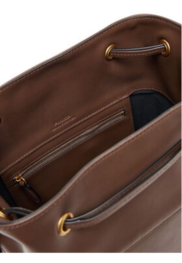 Pinko - PINKO Torebka Secchiello Classic Al 25-26 PLTT 104305 A0QO Brązowy. Kolor: brązowy. Materiał: skórzane
