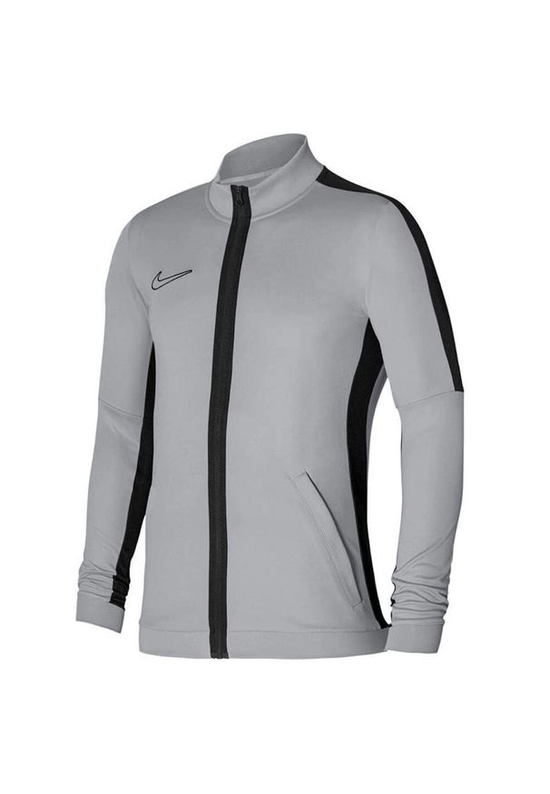 Nike - Męska Kurtka Dresowa. Kolor: szary. Materiał: dresówka