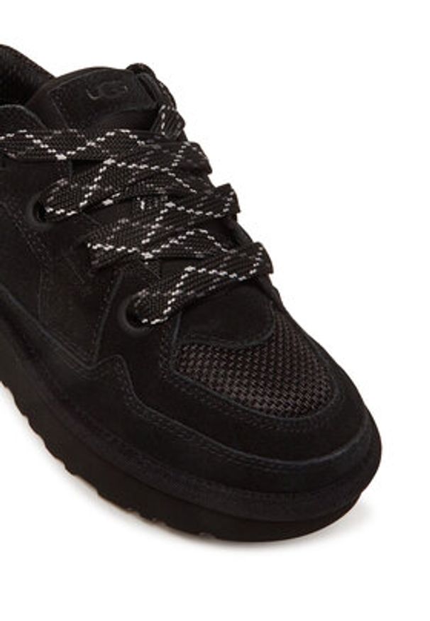 Ugg Sneakersy W Lo Lowmel 1168890 Czarny. Kolor: czarny. Materiał: zamsz, skóra