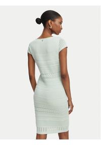 Guess Sukienka dzianinowa W6GK21 Z0603 Zielony jasny Regular Fit. Kolor: zielony. Materiał: syntetyk #5