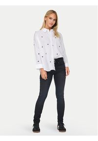 only - ONLY Koszula 15283743 Biały Box Fit. Kolor: biały. Materiał: bawełna #4