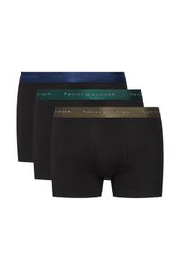 TOMMY HILFIGER - Tommy Hilfiger Komplet 3 par bokserek UM0UM03411 Czarny. Kolor: czarny. Materiał: bawełna