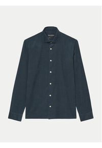 Marc O'Polo Koszula 429 7228 42256 Granatowy Slim Fit. Typ kołnierza: polo. Kolor: niebieski. Materiał: bawełna